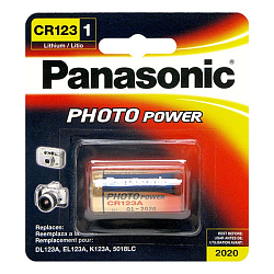 Элемент питания PANASONIC Photo CR123A BL-1