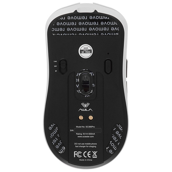 Мышь AULA SC380pro White