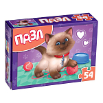 Пазл детский «Озорной котик», 54 элемента 7293464