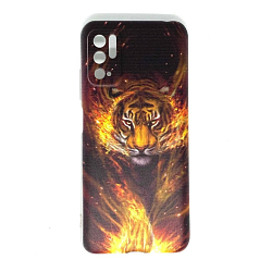 Задняя накладка GRESSO. Коллекция Тигр 3 для Xiaomi Poco M3 Pro прозрачный