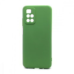 Силиконовый чехол SILICONE Case NEW ERA для Xiaomi Redmi 10 зеленый