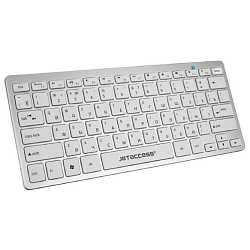 Клавиатура JETACCESS SLIM LINE K8 BT серебристая