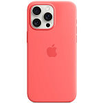 Силиконовый чехол MagsSafe для iPhone 13 Pro Max Nectarine с анимацией в цвет чехла