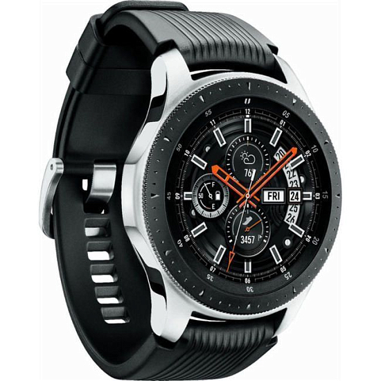 Умные часы Samsung Galaxy Watch 46mm серебристая сталь (US)
