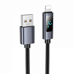 Кабель USB <--> Lightning  1.0м HOCO X112 Favor Black