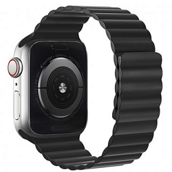 Силиконовый ремешок HOCO WA07 Flexible для APPLE Watch 42/44/45/49mm, чёрный