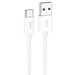 Кабель USB <--> Type-C  1.0м HOCO X87 Magic, белый