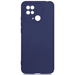 Силиконовый чехол DF для Xiaomi Redmi 10C DF xiCase-64 (blue)