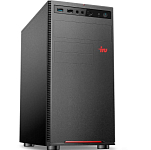 Системный блок IRU Home 310H6SE MT (Intel Core i5-12400/ 16GB/ SSD 1TB/ DOS) (1996652), чёрный