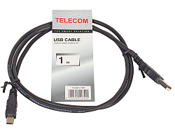 Кабель USB <--> miniUSB  1.0м TELECOM чёрный