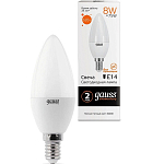 Лампа светодиодная GAUSS Elementary Candle 8W/3000K/E14