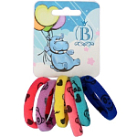 Резинка для волос "Радуга" (набор 6 шт) мишка, микс 9447718