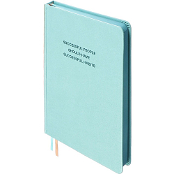 Ежедневник недатированный А5, 160 листов, ESCALADA кремовый блок 70 г/м2, зелёный