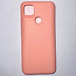Задняя накладка Мобилис для Xiaomi Redmi 9C/10A, персиковый , матовая с защитой камеры