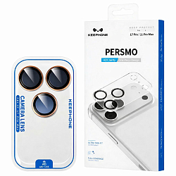 Противоударное стекло для камеры KEEPHONE PERSMO FULL GLUE CLEAR CAMERA LENS для iPhone 17 PRO, CLEAR