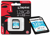 SD 128Gb Kingston Class 10 UHS-I U3 V30 Canvas Go