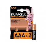Элемент питания DURACELL LR03 PROFESSIONAL BL-2 (2/20/16500)