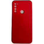 Задняя накладка ZIBELINO Soft Matte для Xiaomi Redmi Note 8T (красный) с микрофиброй