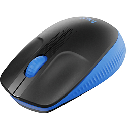Мышь LOGITECH M190 черный/синий