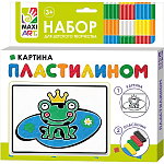 Картина пластилином «Лягушонок», 10 × 15 см