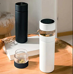 Термос Xiaomi Lifeite 480ml Black/White