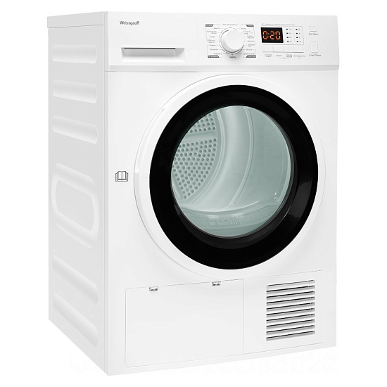 Сушильная машина Weissgauff WD 6148 D Heat Pump белый