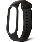 Силиконовый ремешок NONAME для Xiaomi Mi Band 3/4 silicon loop black