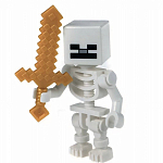 Фигурка Minecraft Скелет белый 5см