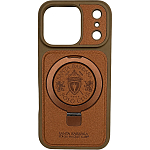 Задняя накладка SANTA BARBARA POLO PRIMO CASE для iPhone 17 PRO MAX, BROWN