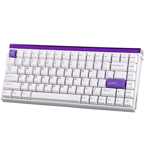 Клавиатуры AULA HERO 84 HE White-Purple Black