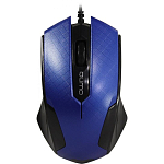 Мышь QUMO Office M14 синяя, USB