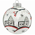 Шар "Прозрачная зима", 80мм, в подарочной упаковке КУ-80-224264