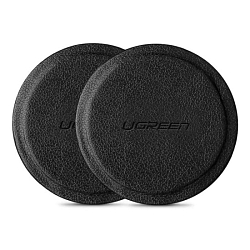Пластина для магнитного держателя UGREEN LP123 (30836) черный, Rounded Metal Plate for Magnetic Phone Stand (2шт)