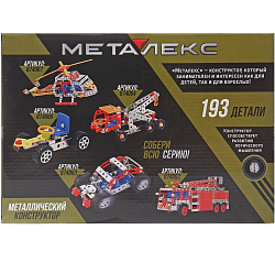 Конструктор металлический UNICON «Танк», 193 детали 874068