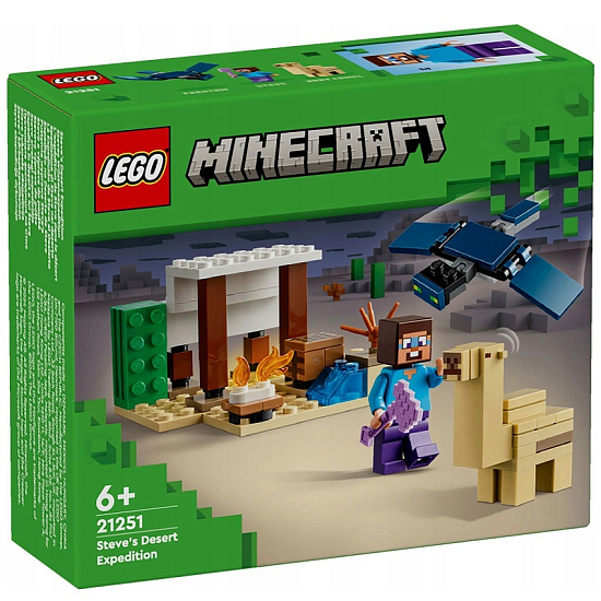Конструктор LEGO Minecraft 21251 Экспедиция Стива в пустыню