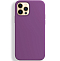 Силиконовый чехол SILICONE CASE для iPhone 12 Pro Max №45 фиолетовый, с закрытым низом