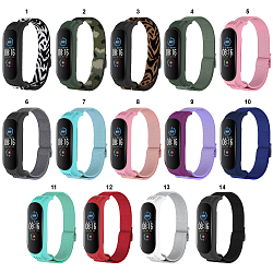 Нейлоновый ремешок ISA для Mi Band 3/4/5/6 Nylon #4318 бледно-Розовый