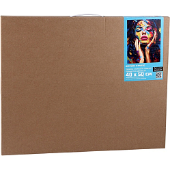 Картина по номерам на холсте с подрамником «Девушка в краске» 40×50 см 9898597