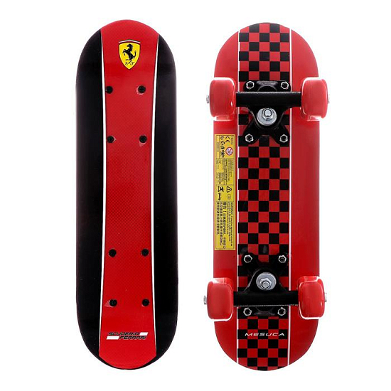 Скейтборд FERRARI мини, цвет красный