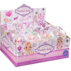 Пупс в конверте с соской,  в шарике, Kaibibi baby УЦЕНКА BLD196-3. Д93562