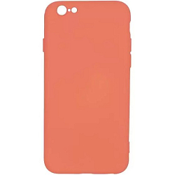 Задняя накладка PERO LIQUID SILICONE для iPhone 6/6s коралловый
