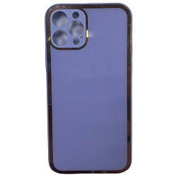 Силиконовый чехол ISA для iPhone 12 Colorful Camera Розовый