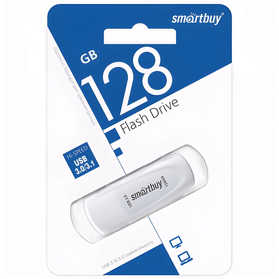 USB 128GB Smart Buy Scout белый
