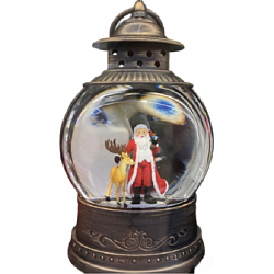 Новогодний Фонарь Санта/Снеговик музыкальный
