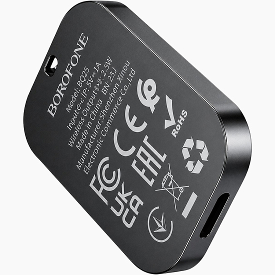 Устройство зарядное беспроводное Borofone, BQ25, Apple Watch, серый
