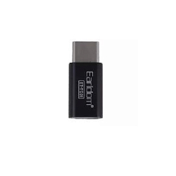 Переходник OTG Type-C EARLDOM ET-TC01 microUSB плоский, пластик, чёрный