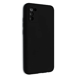 Задняя накладка SILICONE COVER для Samsung Galaxy A02S черный