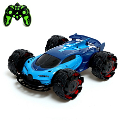 Машинка на пульте упр «Шоукар», радиоуправление, 1:16, работает от акк-ра,синий 9577541