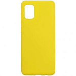 Задняя накладка ZIBELINO Soft Matte для Samsung A31 (A315) (желтый)