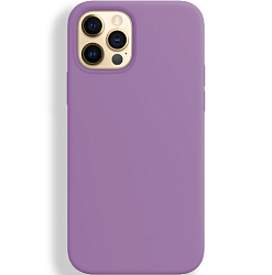 Силиконовый чехол SILICONE CASE для iPhone 12 Pro Max (62 лиловый-металлик)